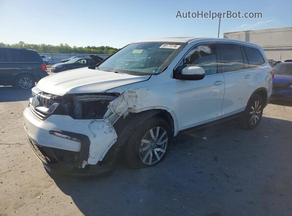 5FNYF6H52MB067341 2021 HONDA PILOT White Передня ліва чверть