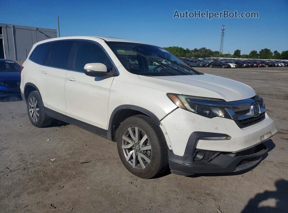 5FNYF6H52MB067341 2021 HONDA PILOT White Передня права чверть