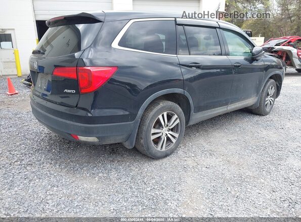 5FNYF6H53JB027829 2018 HONDA PILOT Черный Задняя правая четверть