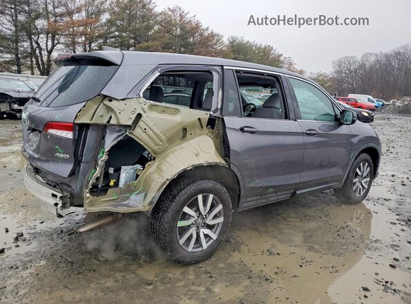 5FNYF6H53KB028674 2019 HONDA PILOT Серый Задняя правая четверть