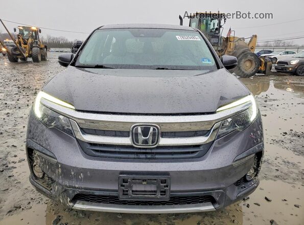 5FNYF6H53KB028674 2019 HONDA PILOT Серый Вид спереди
