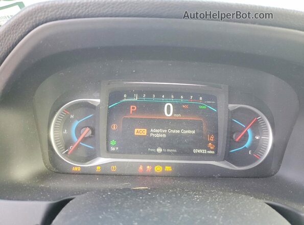 5FNYF6H53LB026182 2020 HONDA PILOT Серебряный Вид щитка приборов