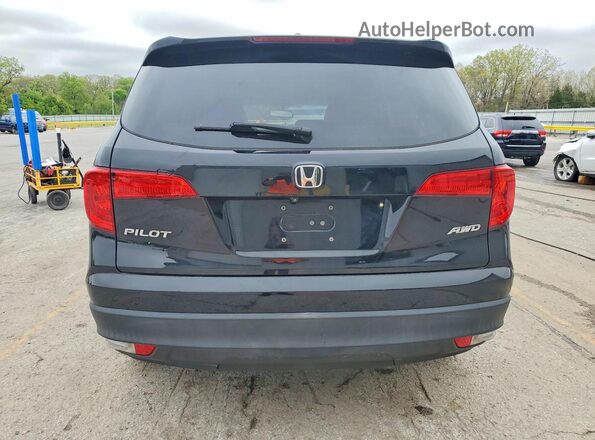 5FNYF6H54JB018590 2018 HONDA PILOT Черный Вид сзади