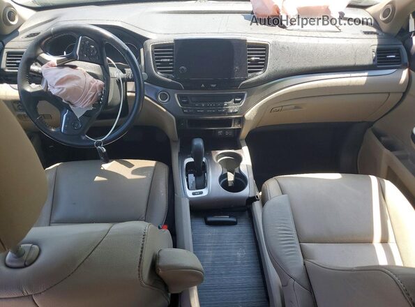5FNYF6H54KB036282 2019 HONDA PILOT Белый Вид панели приборов