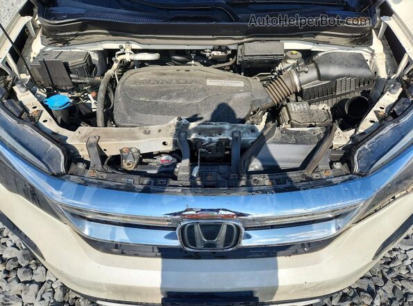 5FNYF6H54KB084929 2019 HONDA PILOT White Widok komory silnika