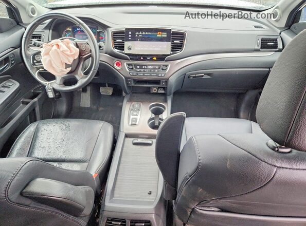 5FNYF6H54MB095979 2021 HONDA PILOT White Առջևի վահանակի տեսք
