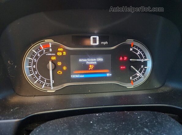 5FNYF6H55JB009087 2018 HONDA PILOT Black ხელსაწყოთა პანელის ხედი