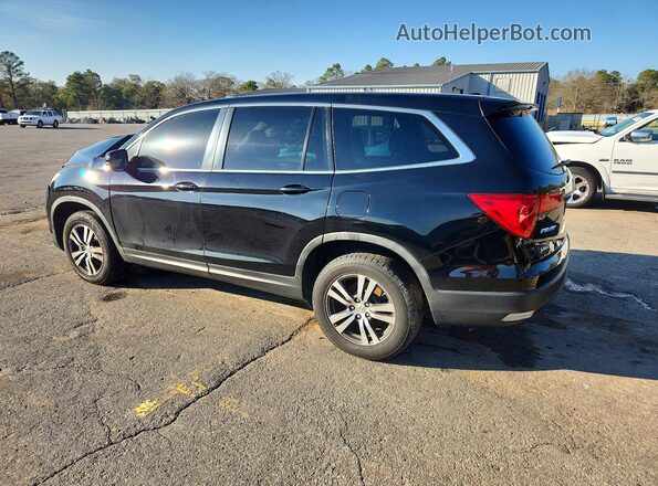 5FNYF6H55JB009087 2018 HONDA PILOT Black უკანა მარცხენა