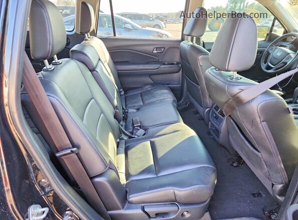 5FNYF6H55JB009087 2018 HONDA PILOT Black უკანა სალონის ხედი