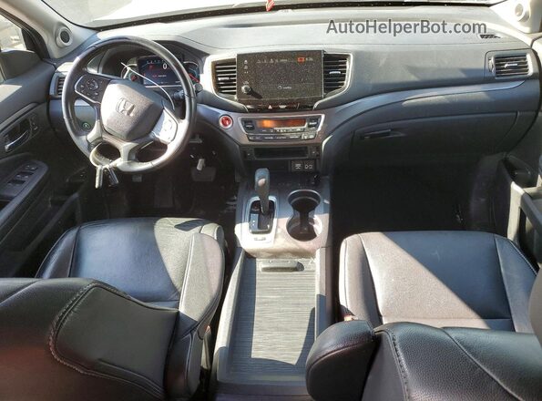 5FNYF6H55KB099830 2019 HONDA PILOT Gray Dashboard view