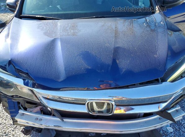 5FNYF6H55NB010049 2022 HONDA PILOT Синий Вид подкапотного пространства