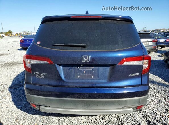 5FNYF6H55NB010049 2022 HONDA PILOT Синий Вид сзади