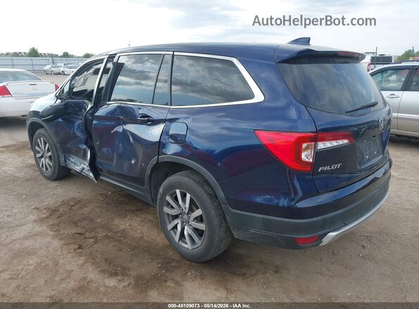 5FNYF6H56MB020247 2021 HONDA PILOT Синий Задняя левая четверть