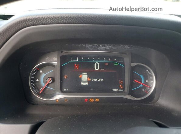 5FNYF6H57KB013353 2019 HONDA PILOT Белый Вид щитка приборов