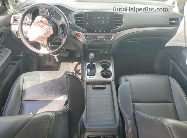 5FNYF6H57KB013353 2019 HONDA PILOT Белый Вид панели приборов