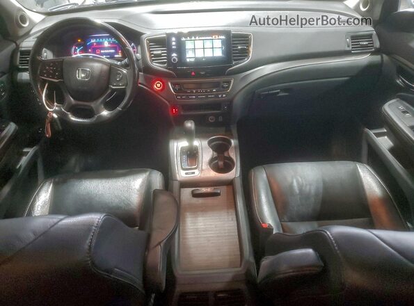 5FNYF6H57KB054937 2019 HONDA PILOT Черный Вид панели приборов