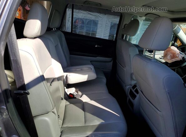 5FNYF6H57MB007460 2021 HONDA PILOT Серый Вид задних сидений