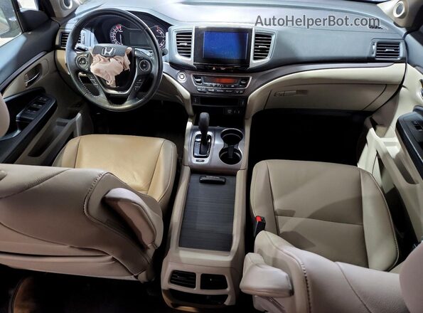 5FNYF6H58HB031577 2017 HONDA PILOT Бордовый Вид панели приборов