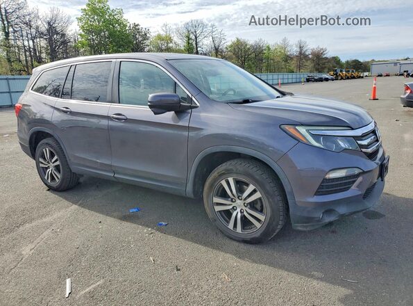 5FNYF6H58HB090676 2017 HONDA PILOT Серый Передняя правая четверть