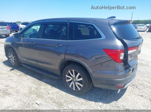 5FNYF6H5XKB078052 2019 HONDA PILOT Серый Задняя левая четверть