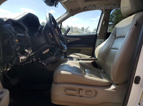 5FNYF6H5XLB060751 2020 HONDA PILOT Белый Вид салона спереди