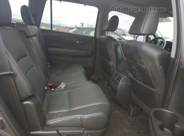 5FNYF6H5XMB056975 2021 HONDA PILOT Серый Вид задней части салона