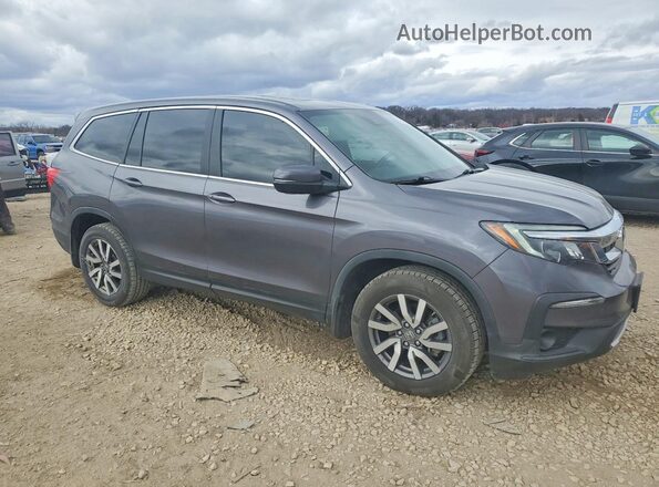 5FNYF6H5XMB056975 2021 HONDA PILOT Серый Передняя правая четверть
