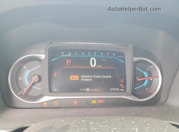 5FNYF6H64LB012753 2020 HONDA PILOT Белый Вид щитка приборов