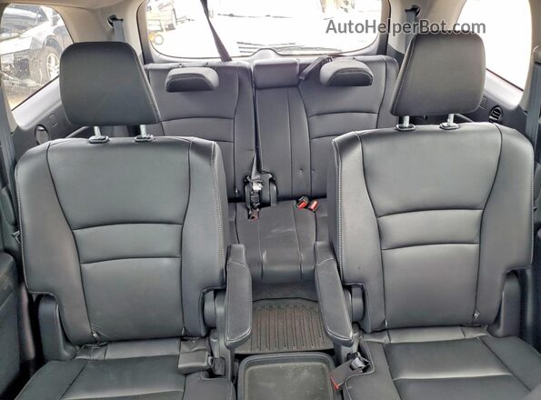 5FNYF6H64LB012753 2020 HONDA PILOT Белый Вид задних сидений