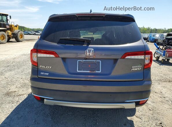 5FNYF6H64NB005708 2022 HONDA PILOT Gray Widok z tyłu