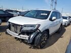 2021 Honda Pilot Touring White vin: 5FNYF6H65MB054575