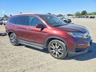 2021 Honda Pilot Touring Burgundy vin: 5FNYF6H6XMB044687