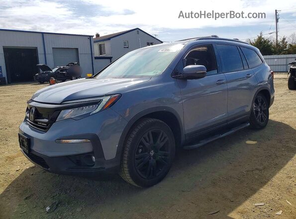 5FNYF6H71NB066684 2022 HONDA PILOT Синий Передняя левая четверть