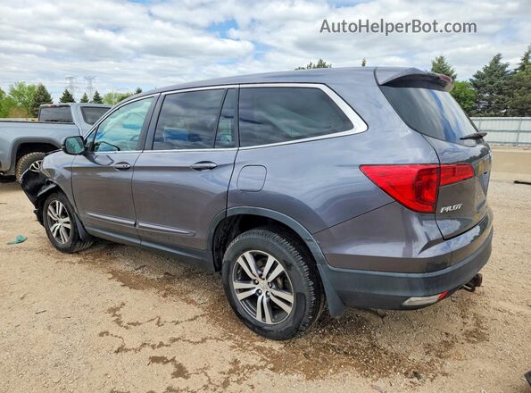 5FNYF6H75GB097858 2016 HONDA PILOT Gray Tył lewy