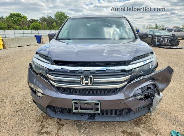 5FNYF6H75GB097858 2016 HONDA PILOT Gray Widok z przodu