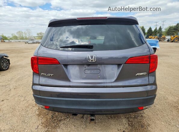 5FNYF6H75GB097858 2016 HONDA PILOT Gray Widok z tyłu