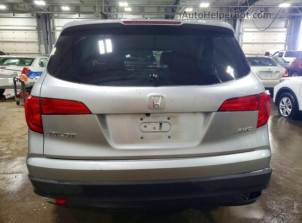 5FNYF6H83GB093235 2016 HONDA PILOT Серебряный Вид сзади