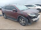 2016 Honda Pilot Ex-l Maroon vin: 5FNYF6H87GB094937