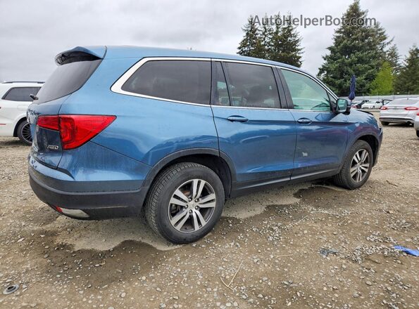 5FNYF6H89GB098231 2016 HONDA PILOT Blue Trasero derecho