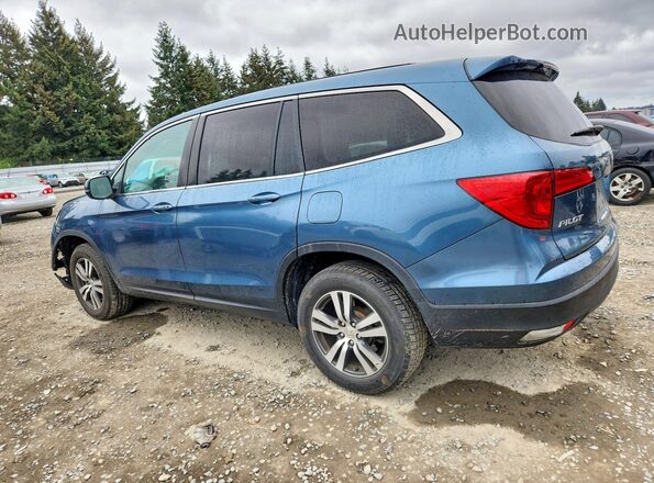 5FNYF6H89GB098231 2016 HONDA PILOT Blue Trasero izquierdo