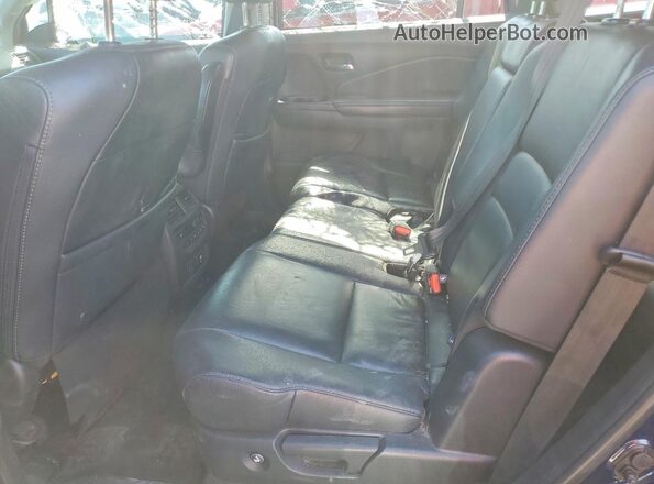 5FNYF6H91KB500034 2019 HONDA PILOT Синий Вид задней части салона