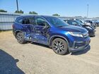 2019 Honda Pilot Touring Синий vin: 5FNYF6H91KB500034