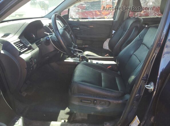 5FNYF6H91KB500034 2019 HONDA PILOT Синий Вид салона спереди