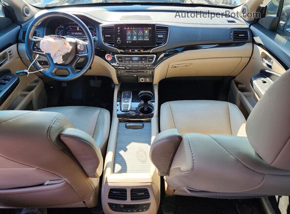 5FNYF6H91MB087616 2021 HONDA PILOT Белый Вид панели приборов