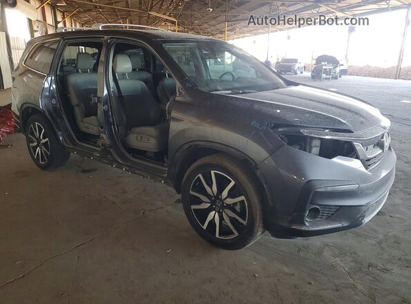 5FNYF6H93MB034089 2021 HONDA PILOT Gray Delantero derecho