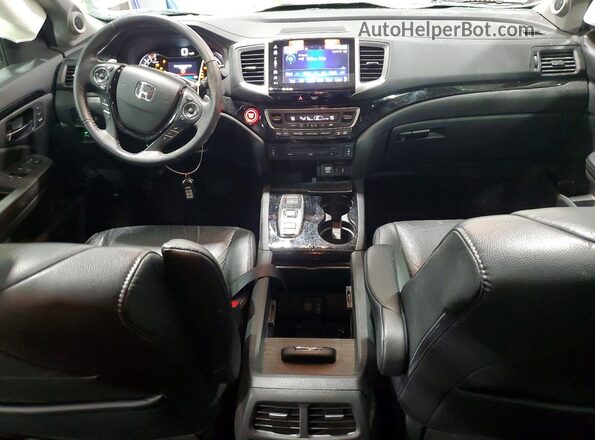 5FNYF6H96JB024362 2018 HONDA PILOT Белый Вид панели приборов
