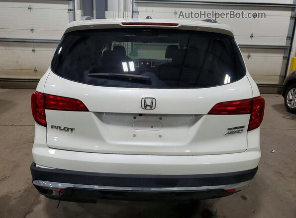 5FNYF6H96JB024362 2018 HONDA PILOT Белый Вид сзади