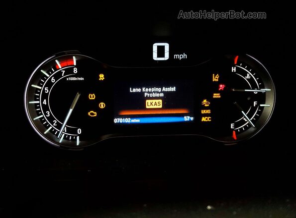 5FNYF6H96JB024362 2018 HONDA PILOT Белый Вид щитка приборов