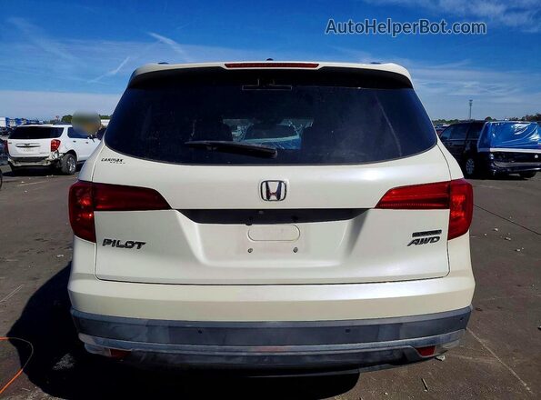 5FNYF6H96JB043803 2018 HONDA PILOT Белый Вид сзади