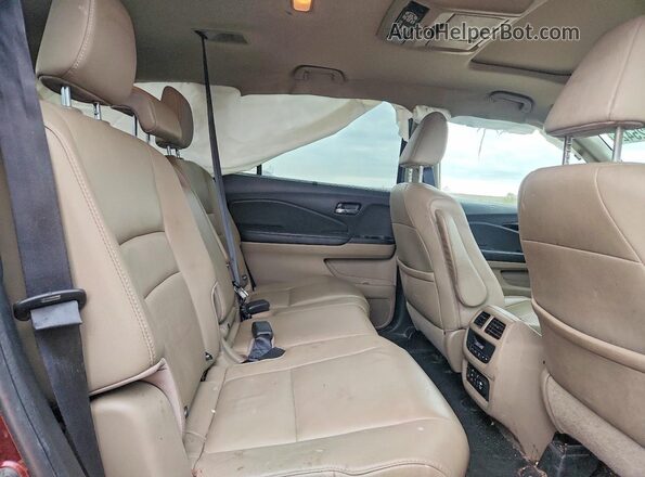5FNYF6H97GB096549 2016 HONDA PILOT Burgundy Вид задньої частини салону